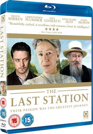 Blu-ray The Last Station (afbeelding kan afwijken van de daadwerkelijke Blu-ray hoes)